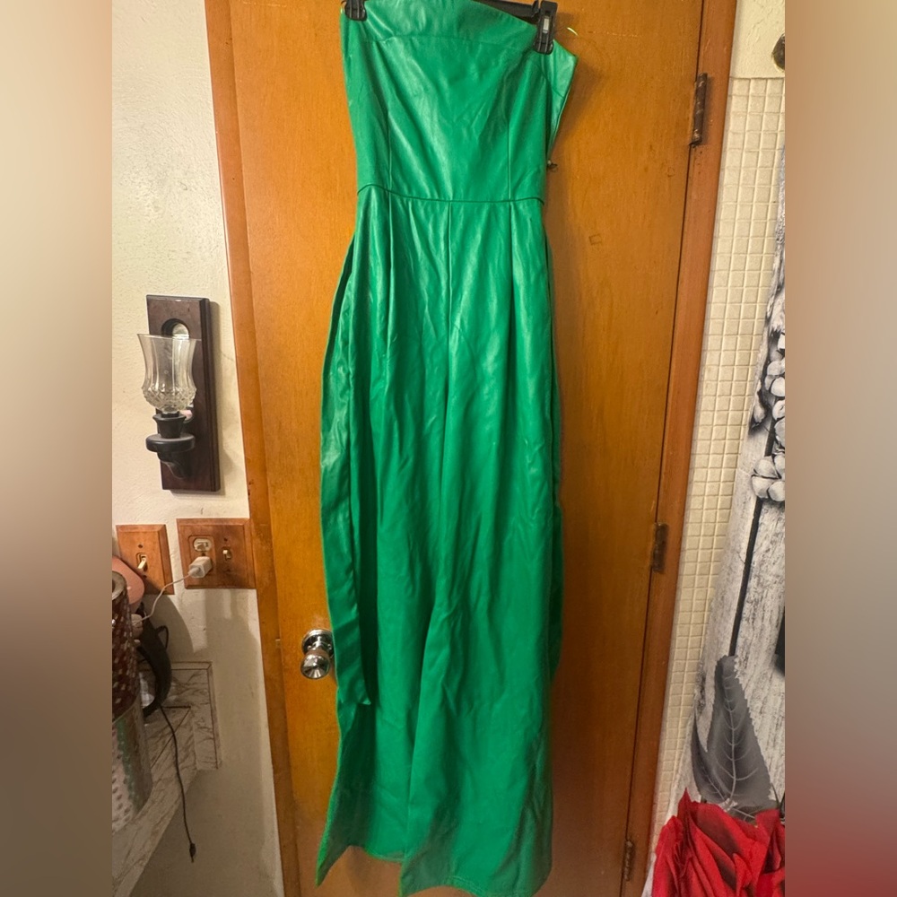 Elegant Green Evening jumpsuit